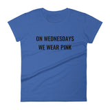 On Wednesdays We Wear Pink Women's short sleeve t-shirt