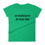 On Wednesdays We Wear Pink Women's short sleeve t-shirt
