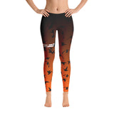ALLsoPURE Duck Hunting Orange Black Ombre Leggings