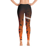 ALLsoPURE Duck Hunting Orange Black Ombre Leggings