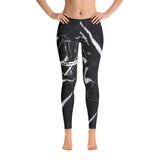 ALLsoPURE Black Marble Leggings
