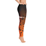 ALLsoPURE Duck Hunting Orange Black Ombre Leggings