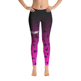 ALLsoPURE Duck Hunting Leggings Pink Black Ombre Leggings