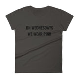 On Wednesdays We Wear Pink Women's short sleeve t-shirt