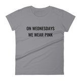 On Wednesdays We Wear Pink Women's short sleeve t-shirt