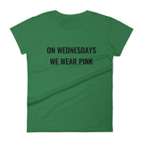 On Wednesdays We Wear Pink Women's short sleeve t-shirt