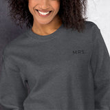 MRS. Embroidered Unisex Sweatshirt