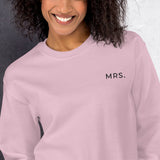 MRS. Embroidered Unisex Sweatshirt