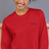MRS. Embroidered Unisex Sweatshirt