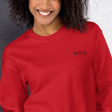 MRS. Embroidered Unisex Sweatshirt