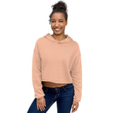 Wifey Embroidered Crop Hoodie