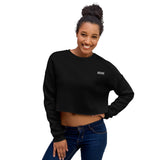 BRIDE Embroidered Crop Sweatshirt
