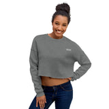 BRIDE Embroidered Crop Sweatshirt