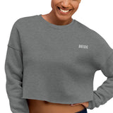 BRIDE Embroidered Crop Sweatshirt