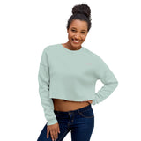 BRIDE Embroidered Crop Sweatshirt