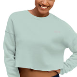 BRIDE Embroidered Crop Sweatshirt