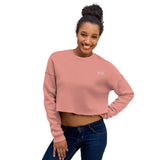 BRIDE Embroidered Crop Sweatshirt