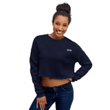 BRIDE Embroidered Crop Sweatshirt