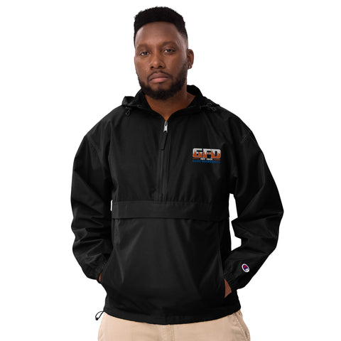 Embroidered Champion Packable Jacket Logo 2