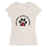 THIS SHIRT SAVES FUR BABIES Ladies' short sleeve t-shirt