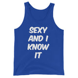 SEXY AND I KNOW IT Unisex  Tank Top