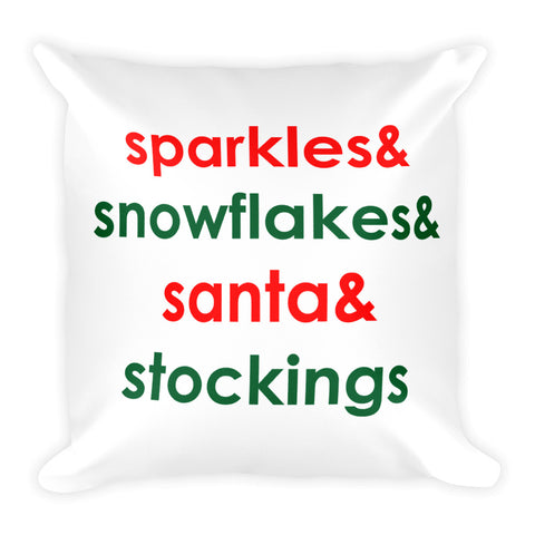 Sparkles& Snowflakes& Santa& Stockings