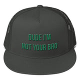 DUDE I'M' NOT YOUR BRO HAT