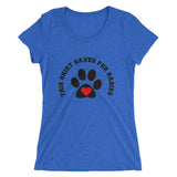 THIS SHIRT SAVES FUR BABIES Ladies' short sleeve t-shirt