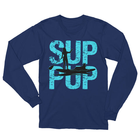 SUP PUP 2 BLUE LONG SLEEVE Unisex Long Sleeve T-Shirt