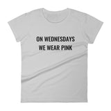 On Wednesdays We Wear Pink Women's short sleeve t-shirt