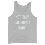 FRONT SIDE ONLY Not Italy California baby Unisex  Tank Top