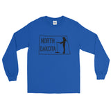 NORTH DAKOTA ICE FISHING Long Sleeve T-Shirt