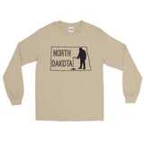 NORTH DAKOTA ICE FISHING Long Sleeve T-Shirt