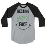 Resting Grinch Face Unisex Baseball