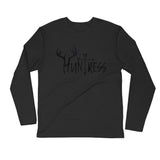 HUNTRESS Long Sleeve Fitted Crew