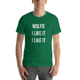 Wolfie one side Short-Sleeve Unisex T-Shirt