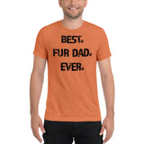 Best Fur Dad Ever Short sleeve t-shirt