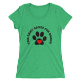 THIS SHIRT SAVES FUR BABIES Ladies' short sleeve t-shirt