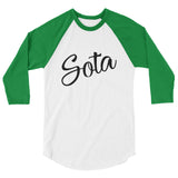 SOTA 3/4 sleeve raglan shirt
