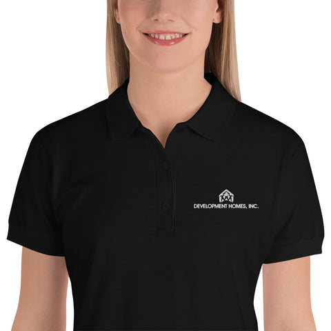 DHI Embroidered Women's Polo Shirt