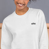 wifey Embroidered Sweatshirt