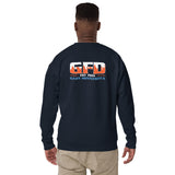 Gary Fire Unisex Premium Sweatshirt Logo 1 and Logo 2 Front and Back Print Design 1