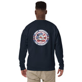 Gary Fire Unisex Premium Sweatshirt Logo 1 and Logo 2 Front and Back Print Design 2