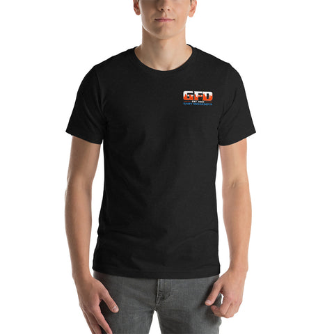 Gary Fire Unisex t-shirt Logo 2 Front Print ONLY