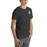 Gary Fire Unisex t-shirt Both Logos Front and Back Design 2