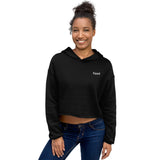Wifey Embroidered Crop Hoodie